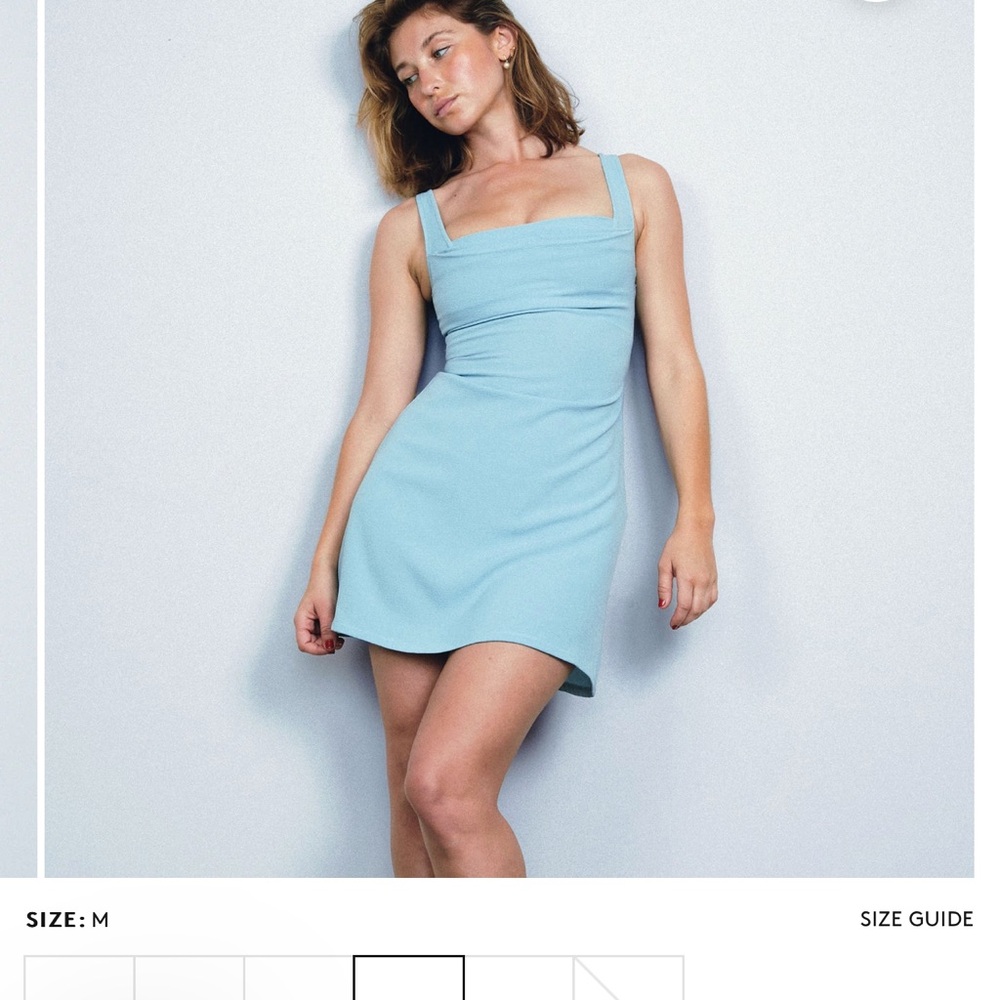 Miaou Corset Baby Blue Dress